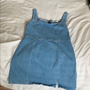 Reformation denim mini dress